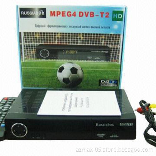 1080P Full HD MPEG4 H.264 PVR DVB-T2 Receiver/Decoder
